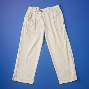 Izod Golf Pants‎ Men's 38x29 Performx Stretch Tan Flat Front 38x28